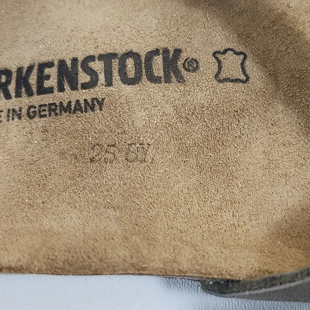 Birkenstock Mayari Stone Sandals Mens Size 10 New in Box Buckle Comfort Slides